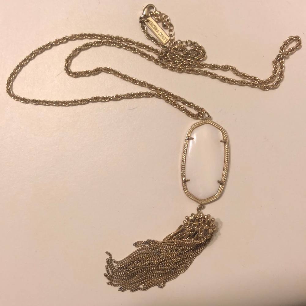 Kendra Scott White Stone Necklace